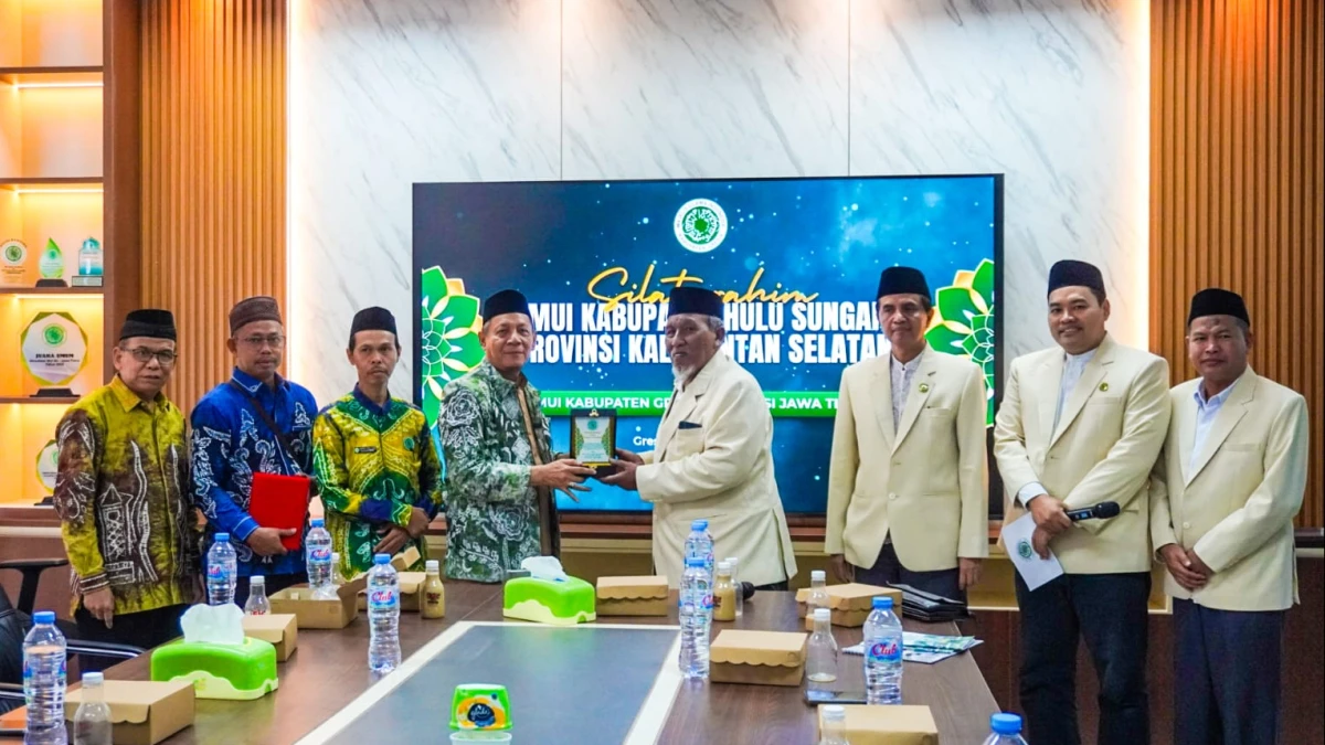 MUI Gresik Terima Kunjungan MUI Hulu Sungai Selatan, Bahas Strategi Pengembangan Organisasi