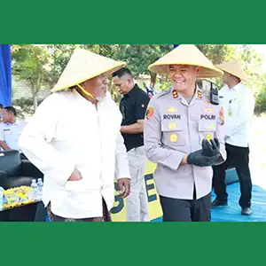 Libatkan Santri dalam Ketahanan Pangan, Ketua Umum MUI Gresik Apresiasi Kapolres