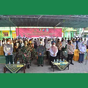 2.400 Dosis Vaksin Diberikan ke Santri Qomaruddin