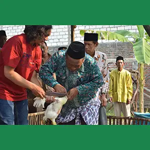 Puluhan Pelaku Usaha Pemotongan Unggas di Menganti ikuti Pelatihan Penyembelihan dari MUI Gresik