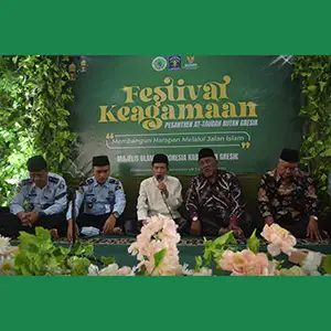 Pembukaan Festival Keagamaan di Rutan Gresik, KH. Mansoer Shodiq: Mari Menjadi Manusia yang Bermanfaat
