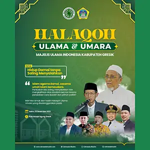 Bakal Adakan Halaqoh Ulama & Umara, MUI Gresik Usung Tema Besar Perdamaian