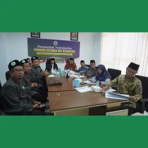 5 Nominator Terbaik Asesmen MUI Kecamatan Sampaikan Presentasi di Kantor MUI Gresik