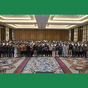 Diiringi Tari Lila, KPU Gresik Lantik Ribuan PPS Pilkada 2024
