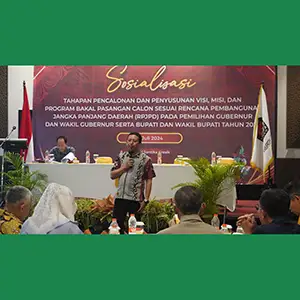 KPU Sosialisasikan Pendaftaran Cakada, Caleg Terpilih Harus Mundur Jika Nyalon