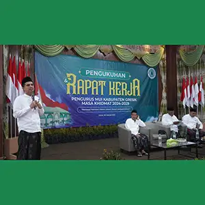 Pasca Dikukuhkan, MUI Gresik Langsung Adakan Rapat Kerja
