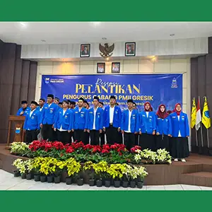 Resmi Dilantik, PC PMII Gresik 2024-2025 Siap Hadapi Tantangan Peradaban